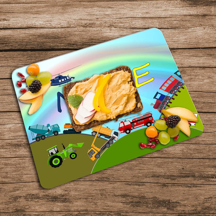 Vesperbrettchen mit Name/Frühstücksbrettchen Brotzeitbrettchen Schneidebrettchen mit Motiv und Perso