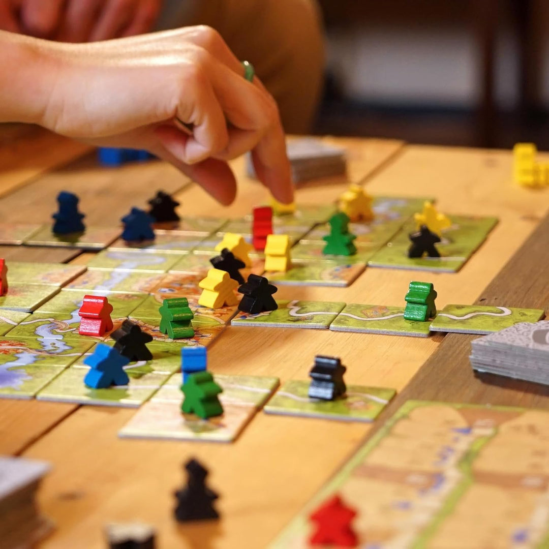 Z-Man Games , Carcassonne , Board Game , Ages 7+ , 2-5 Players , 45 Minutes Playing Time, Carcassonn