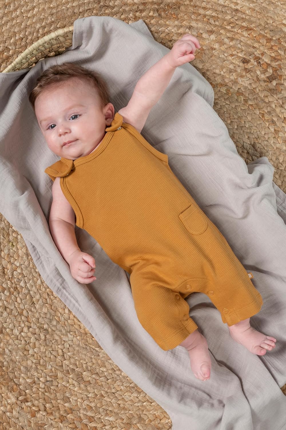Baby's Only - Pure Latzhose - Babykleidung - Für Mädchen und Jungen - 100% Biologische Baumwolle Car