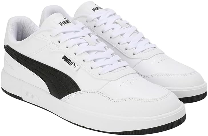 PUMA Unisex Court Ultra LiteSneaker 44.5 EU Puma Schwarz Weiss, 44.5 EU Puma Schwarz Weiß