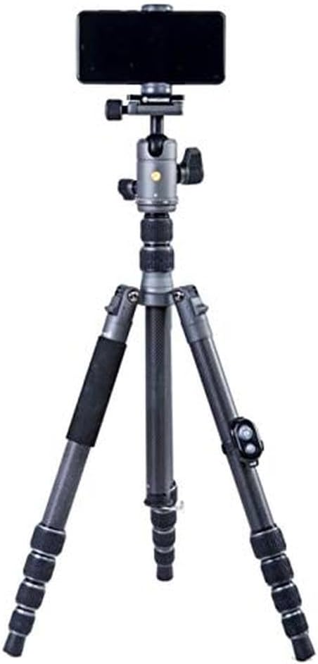 Vanguard VEO 3GO 265HCB - Reisestativ aus Carbon, Silber - schwarz Tripod, Tripod