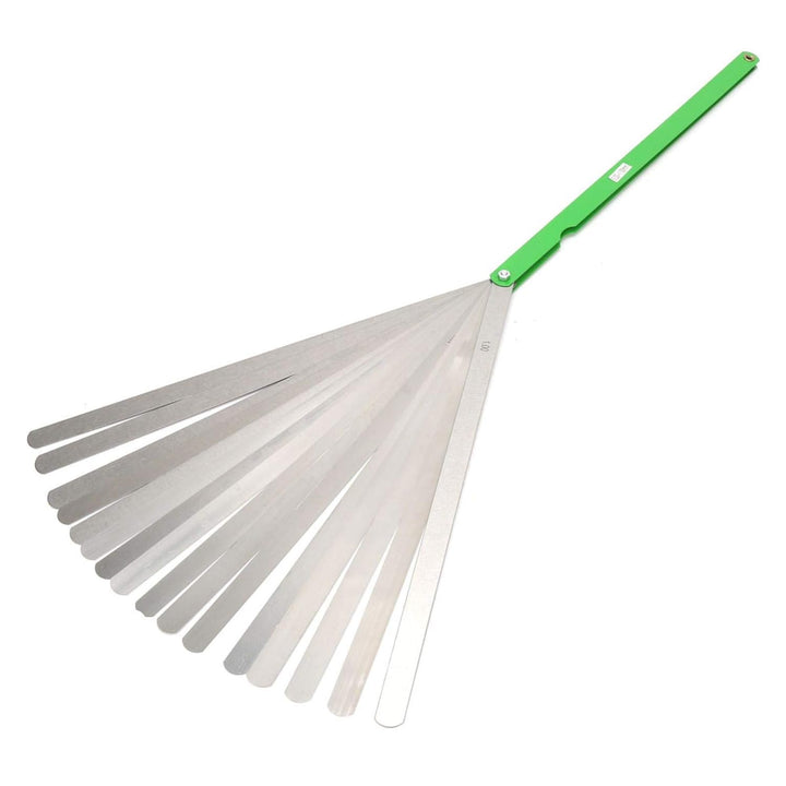 Fühlerlehren, 17 Klingen Fühlerlehre 0,02-1,00mm Edelstahl Metrisch/Imperial Werkzeug zur Messung Dr