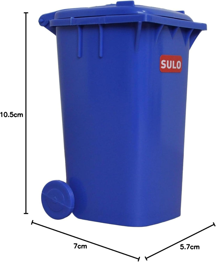 Mini-Müllbehälter 120 l - kleine Ausführung blau