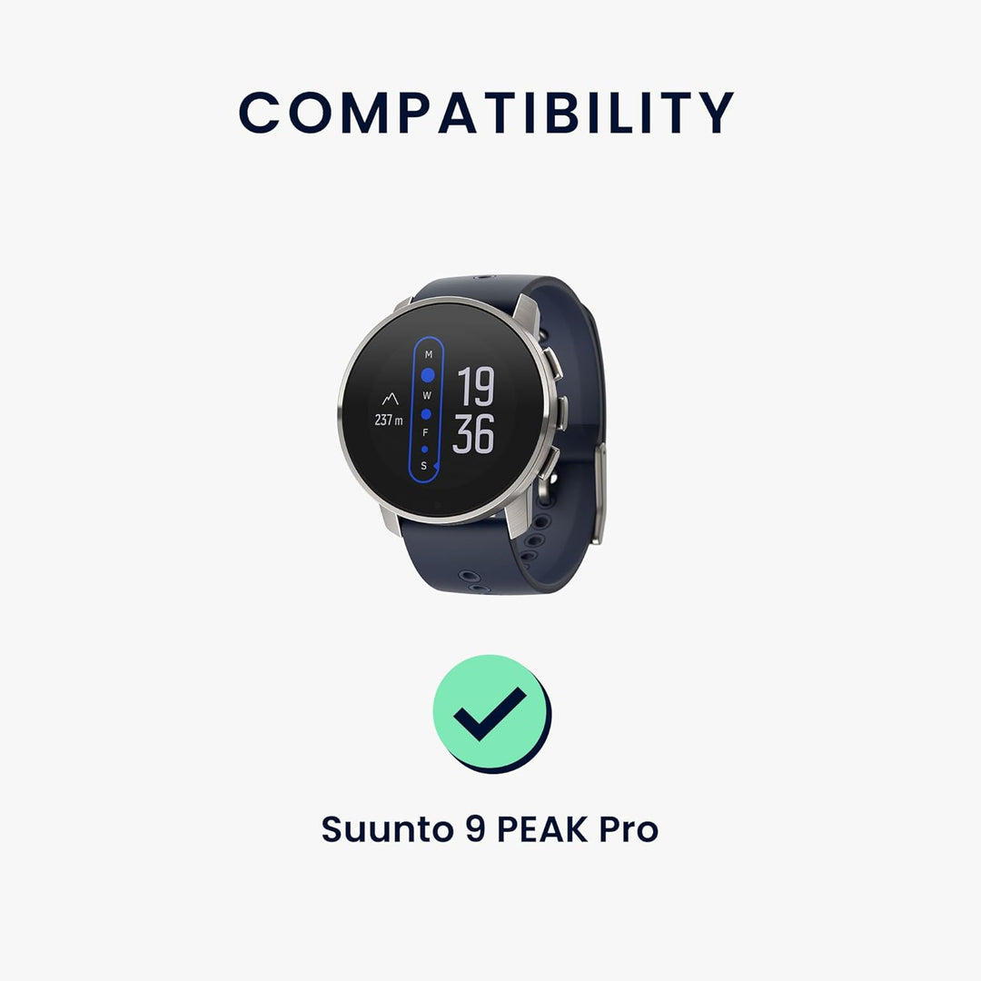 kwmobile USB Kabel Charger kompatibel mit Suunto 9 Peak Pro Ladekabel - Smart Watch Ersatzkabel - Fi