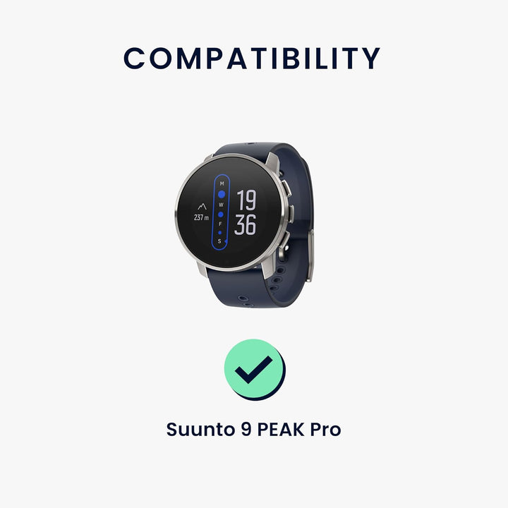 kwmobile USB Kabel Charger kompatibel mit Suunto 9 Peak Pro Ladekabel - Smart Watch Ersatzkabel - Fi