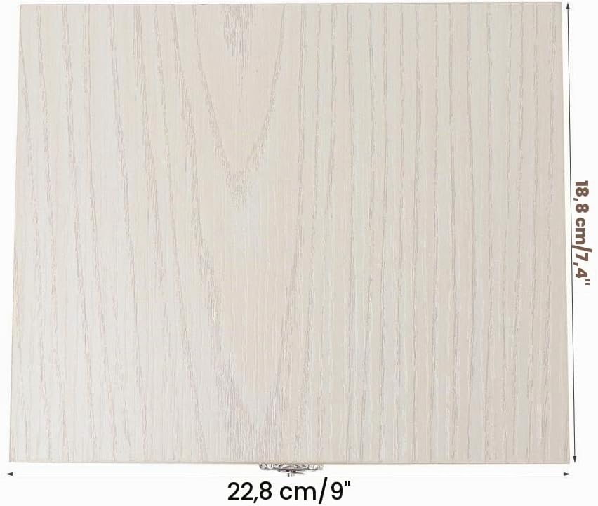 100PCS Reines Massivholz handgefertigt Biologie Glas vorbereitet Mikroskop Objektträger Proben Holzd