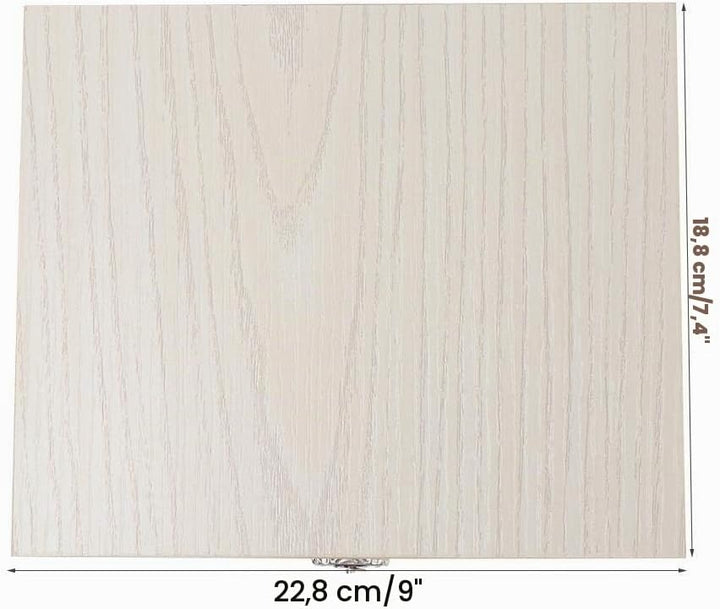 100PCS Reines Massivholz handgefertigt Biologie Glas vorbereitet Mikroskop Objektträger Proben Holzd