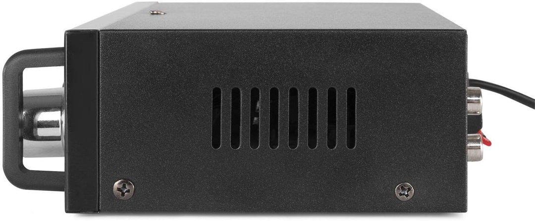 MAX AV340 Mini HiFi Verstärker mit Bluetooth 100 Watt - Kompakter Mini Verstärker HiFi Stereo, RCA A