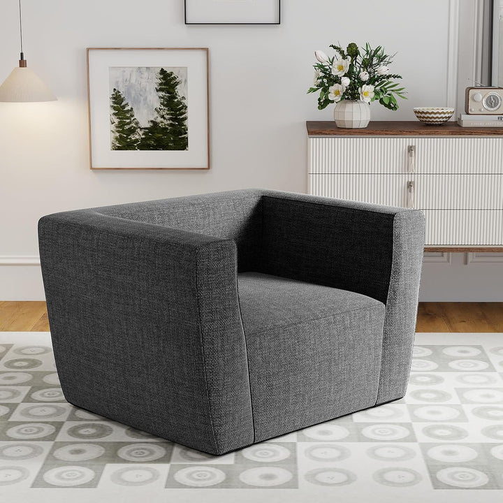 COSTWAY Aufblasbares Sofa, tragbares Luftsofa mit abnehmbarem Bezug, breite Armlehnen &amp; grosszügiger