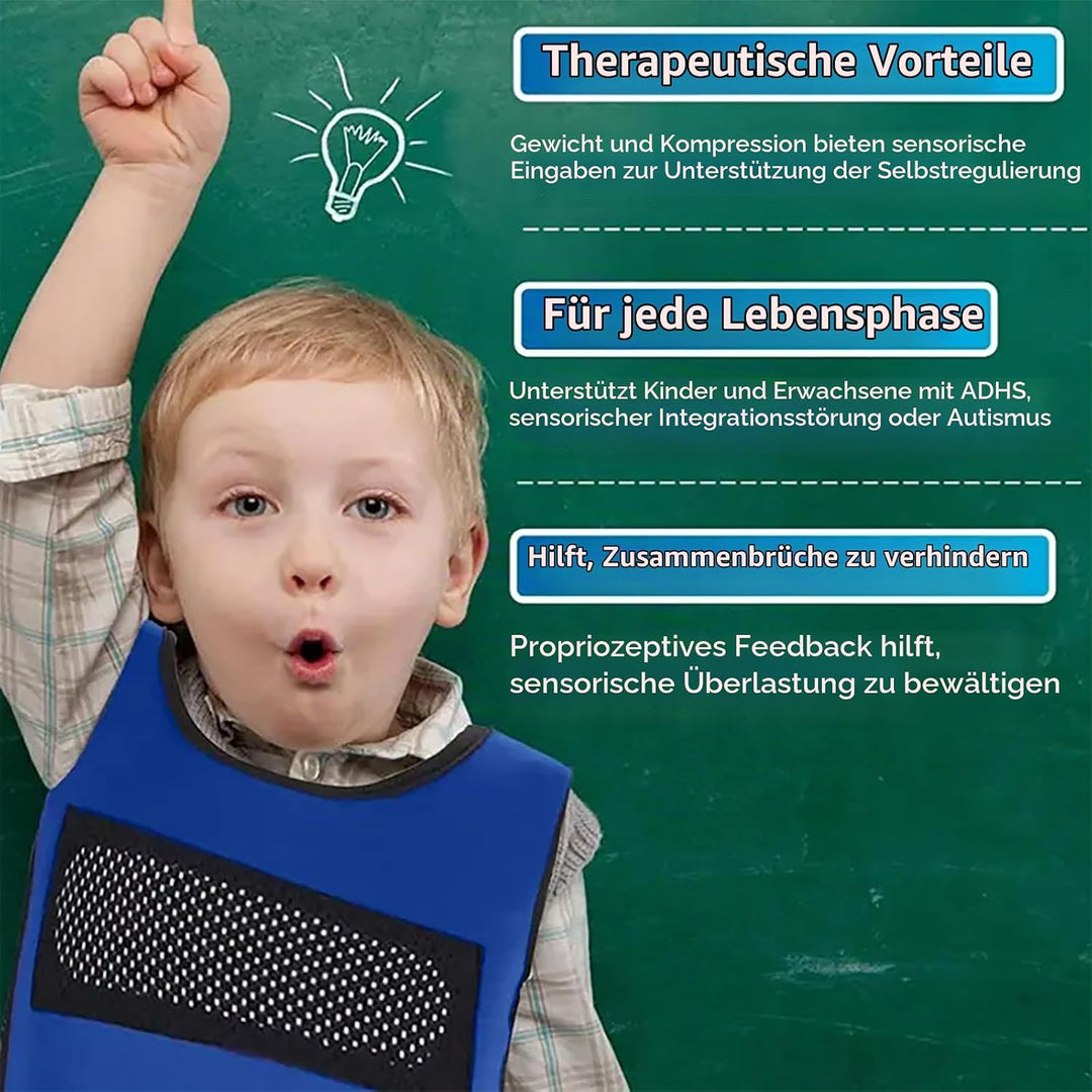 NEWFUN gewichtsweste kinder, sandweste kinder, gewichtsweste kinder adhs,Gewichtsweste für ABR Hyper