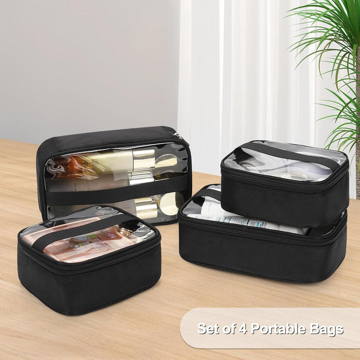 17.7" Extra Grosse Kosmetikkoffer Trolley - Professionelle Schminkkoffer Reise Beauty Case Tragbare