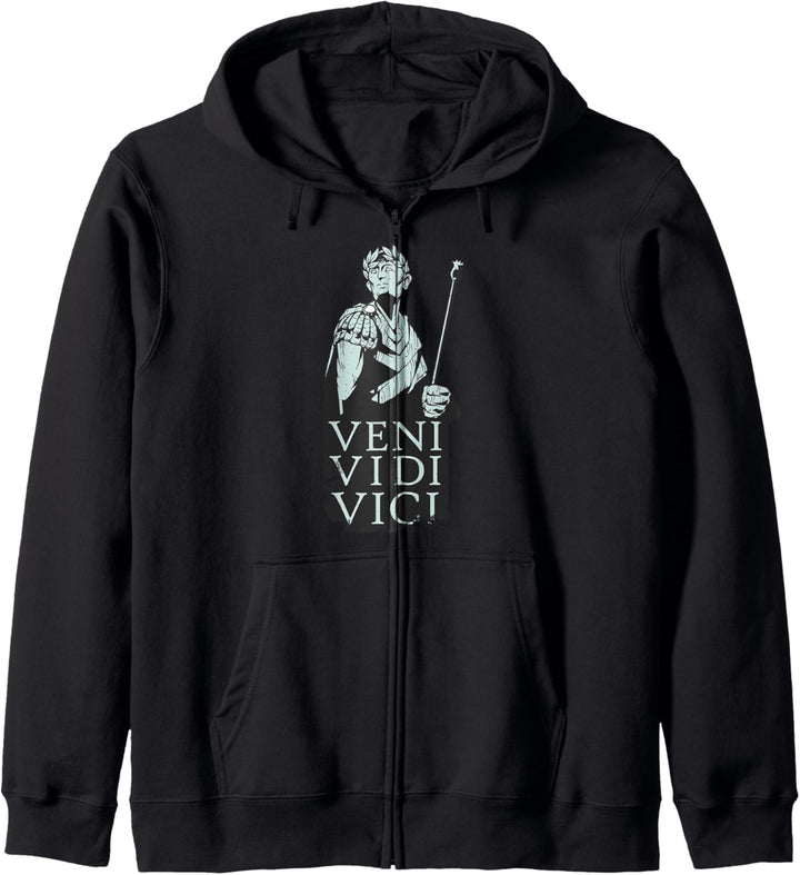 Julius Caesar. veni vidi vici. Antike Rom. Kam Sah Siegte Kapuzenjacke