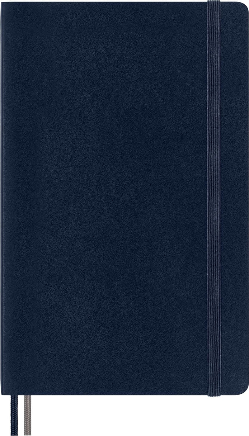 Moleskine - Klassisches Notizbuch, Linierte Seiten, Softcover und elastischer Verschluss, Grösse 13