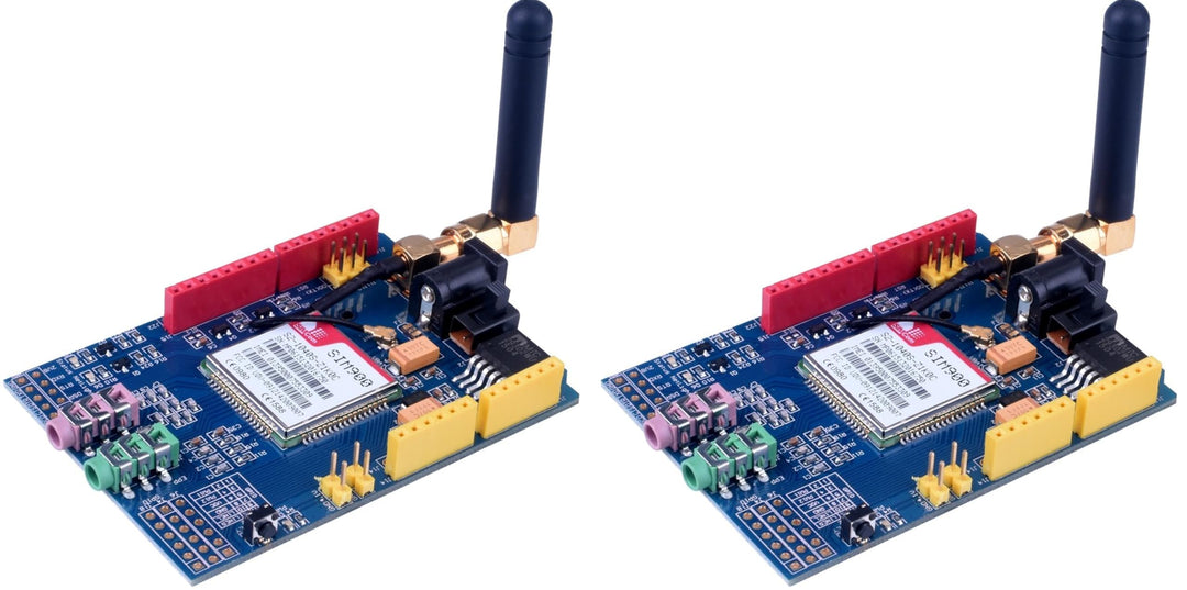 2 Stück SIM900 GPRS/GSM Shield Development Board Quad Band Module mit Antenne + Geschenk