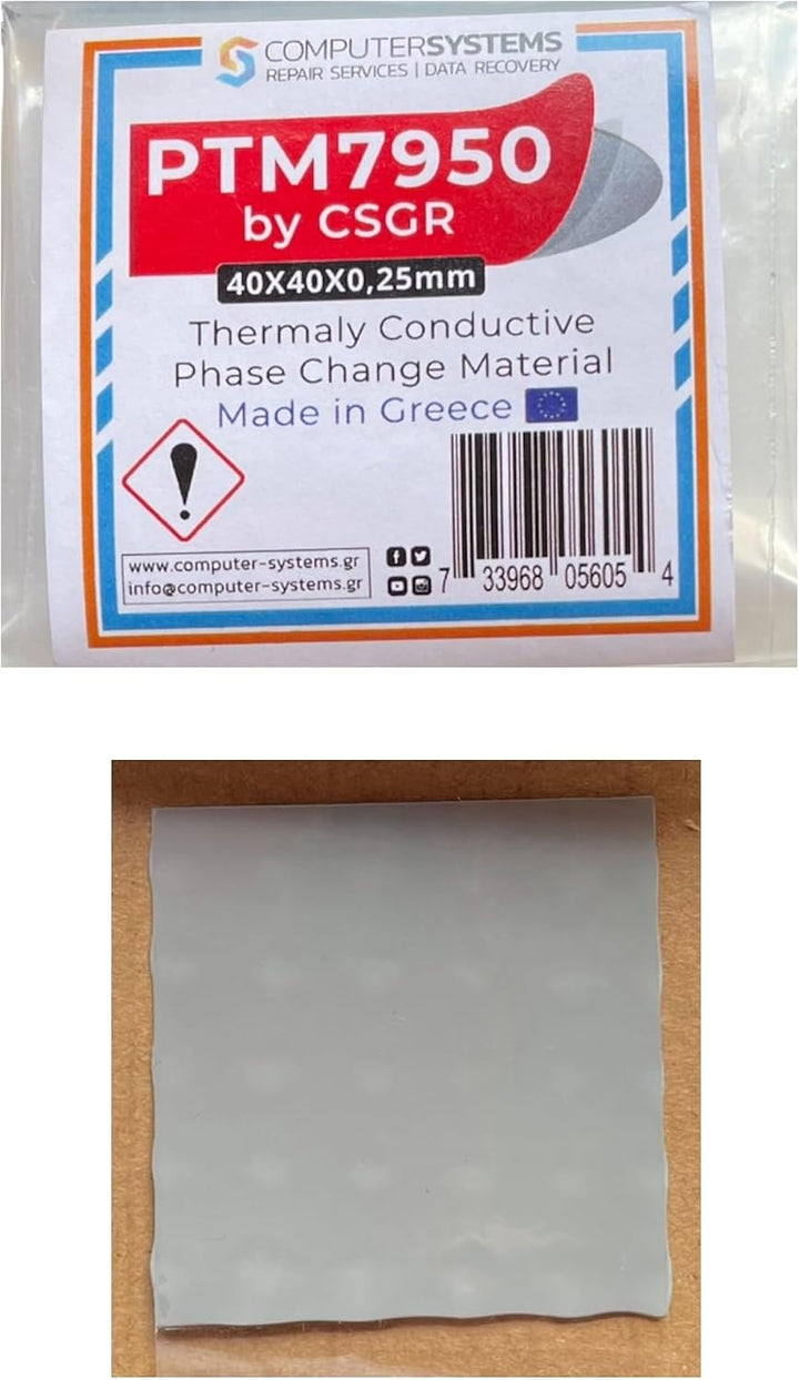 PTM7950 by CSGR &amp; UPSIREN U6 PRO 20g Set - Ultimatives Wärmemanagement für Hochleistungssysteme