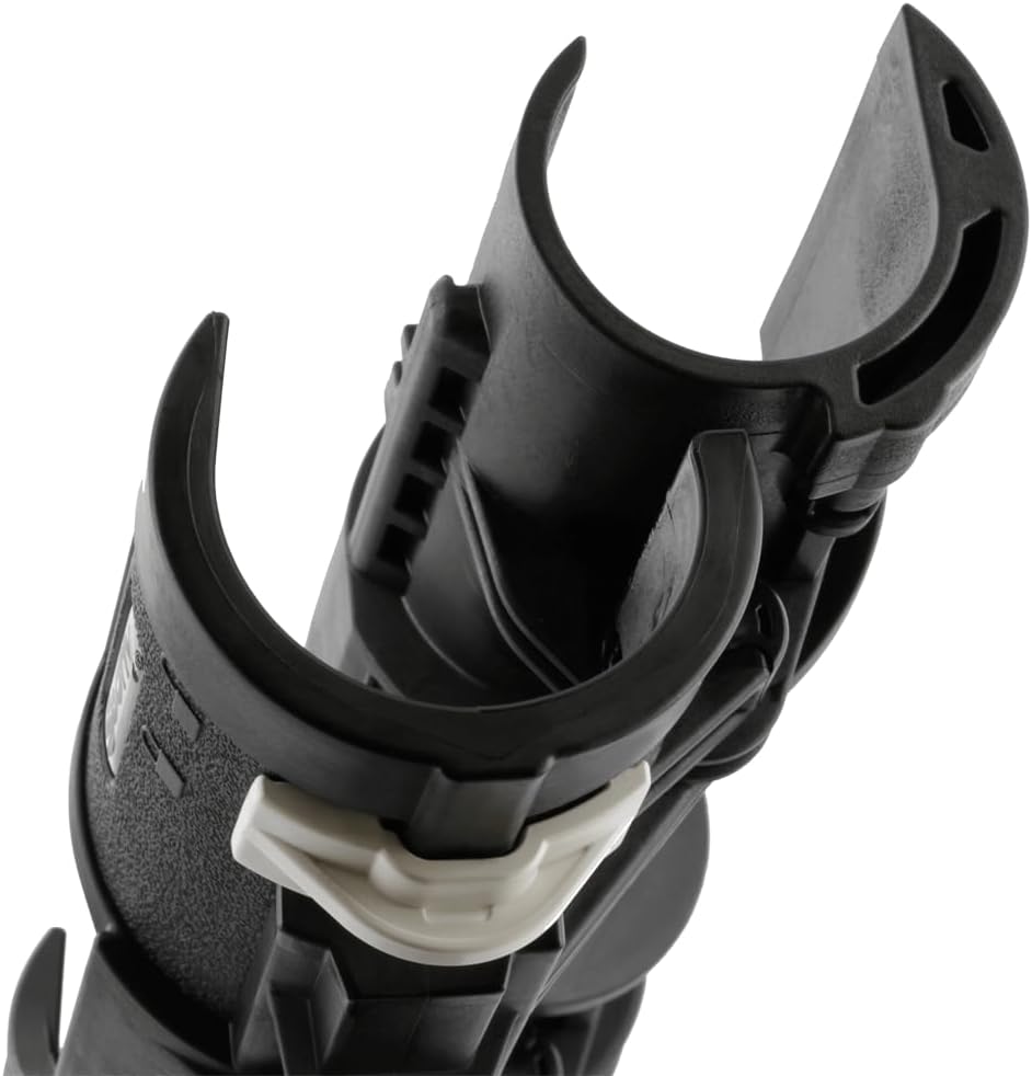 Scotty Orca Angelrutenhalter mit 241L Seitendeck-Halterung, Schwarz