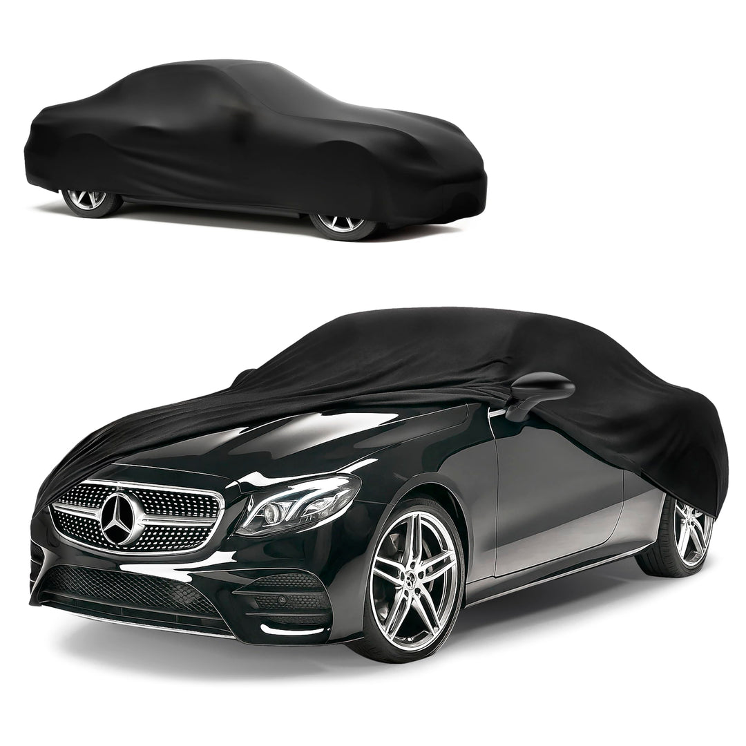 WALSER Abdeckung Auto Indoor Stretch Basic, Autoabdeckung Winter, staubdichte Autogarage Abdeckung,