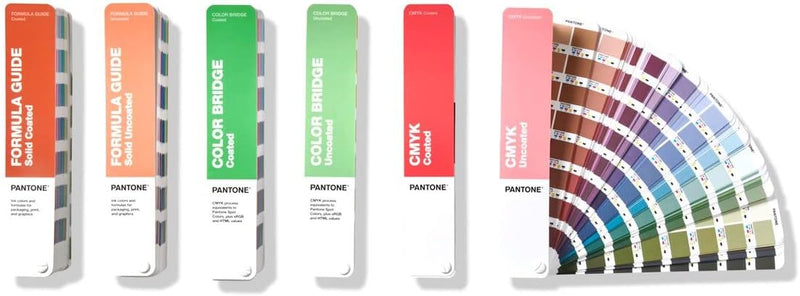 Pantone GPG301B Essentials Guide Set - Beschichtetes und unbeschichtetes Farbfächer-Set in chromatis