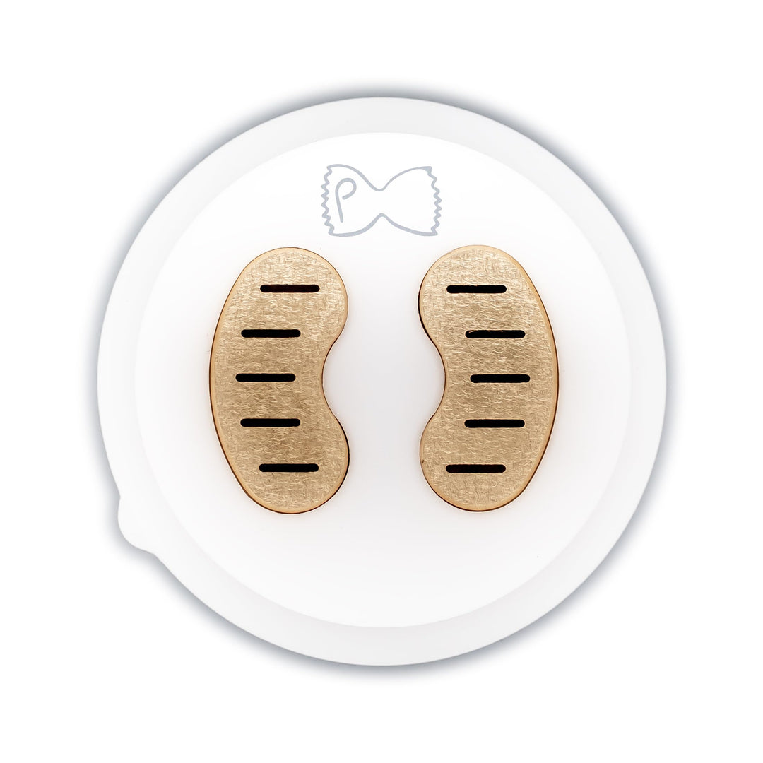 Pastidea - Matrize aus Bronze und POM Tagliatelle 8mm kompatibel mit Philips Pasta Maker Avance und