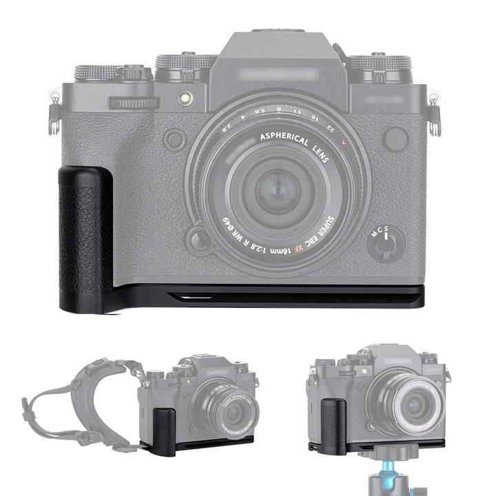 Handgriff Kameragriff Metall L-Platte Schnellwechselhalterung für Fujifilm Fuji X-T4