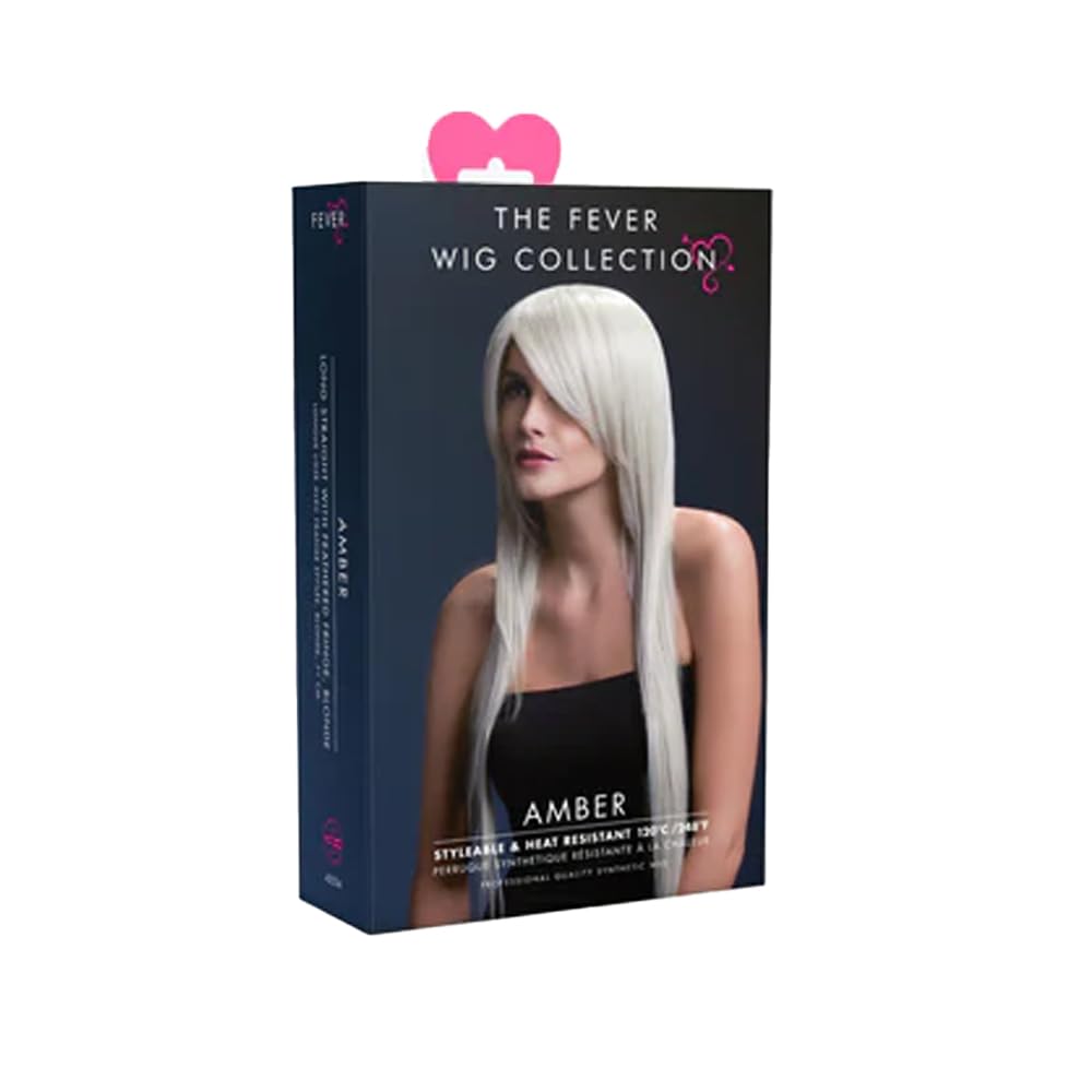 Fever Amber Wig Schwarz, Schwarz