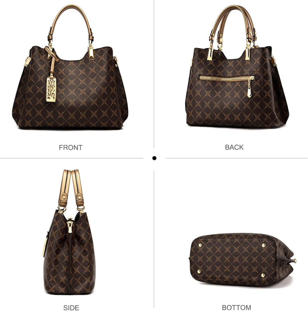 NICOLE &amp; DORIS Frauen Handtasche Elegante Taschen für Damen Modern Tote Bag Mittelgross Umhängetasch