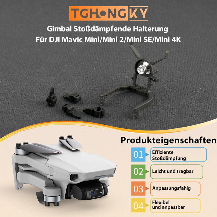 Gimbal Stossdämpfende Halterung für DJI Mavic Mini/Mini 2 Gimbal Kamera Stossdämpfende Halterung für