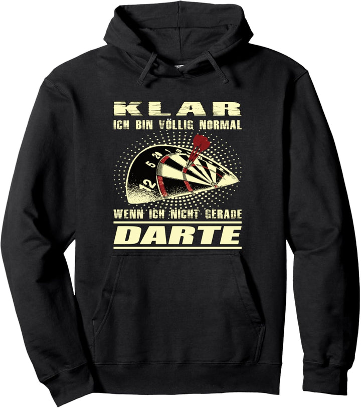 Darts - sonst normal Outfit & Kostüm für Dartspieler & Fans Pullover Hoodie