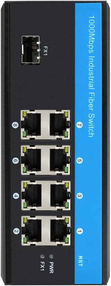 Gigabit Ethernet POE-Switch 8 Ports mit POE 30 W und 1 Uplink-SFP-Port für den Aussenbereich