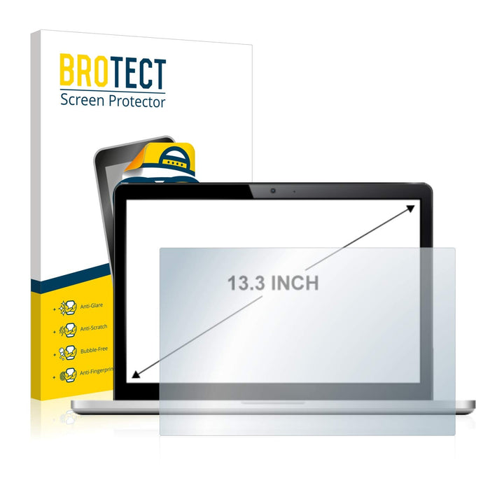BROTECT 13.3" Entspiegelungs-Schutzfolie für Kassensysteme mit 13,3 Zoll (33.8 cm) [285 mm x 180 mm,
