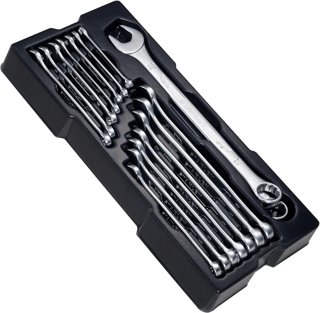 Stanley Transmodul System, Modul Ring-Maulschlüssel-Set (in den Grössen: 6 mm - 22 mm und 24 mm, mit