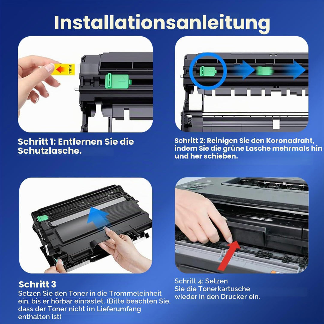 DR2400 DR-2400 Trommel Kompatibel für Brother DR2400 Trommel für Brother MFC-l2710DW MFC L2710DW MFC