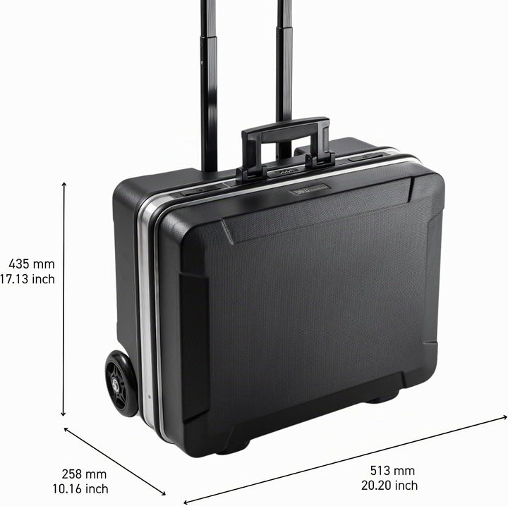 B&amp;W Werkzeugkoffer go XL - tool.case ABS.360.PLT, Inhalt 36 Liter, mit Rollen, Innenmasse: 480 x 375