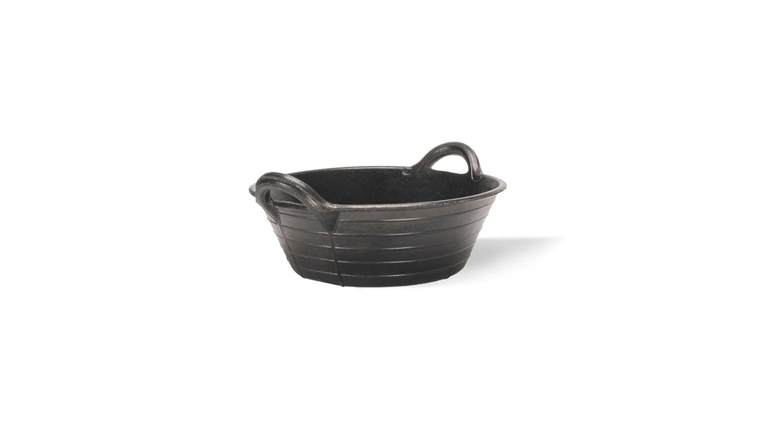 PFIFF 001186 Futterschale für Weide und Stall, schwarz