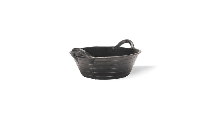 PFIFF 001186 Futterschale für Weide und Stall, schwarz
