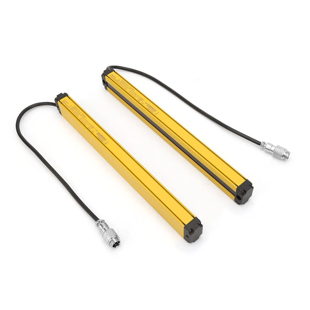 Oumefar Lichtvorhang Sicherheitsschalter Sensor, Sensor, Sensor, DC 10–30 V, Lichtgitter (6 Strahlen