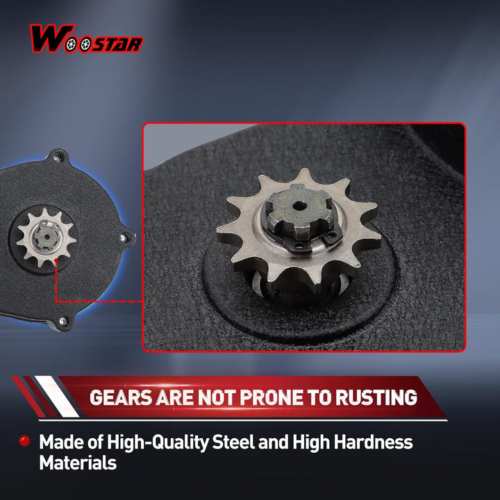 WOOSTAR T8F 11 Zahn Kettenrad Übertragung Ermässigung Getriebe Doppelkette Ersatz für 2 Takt 47ccm 4
