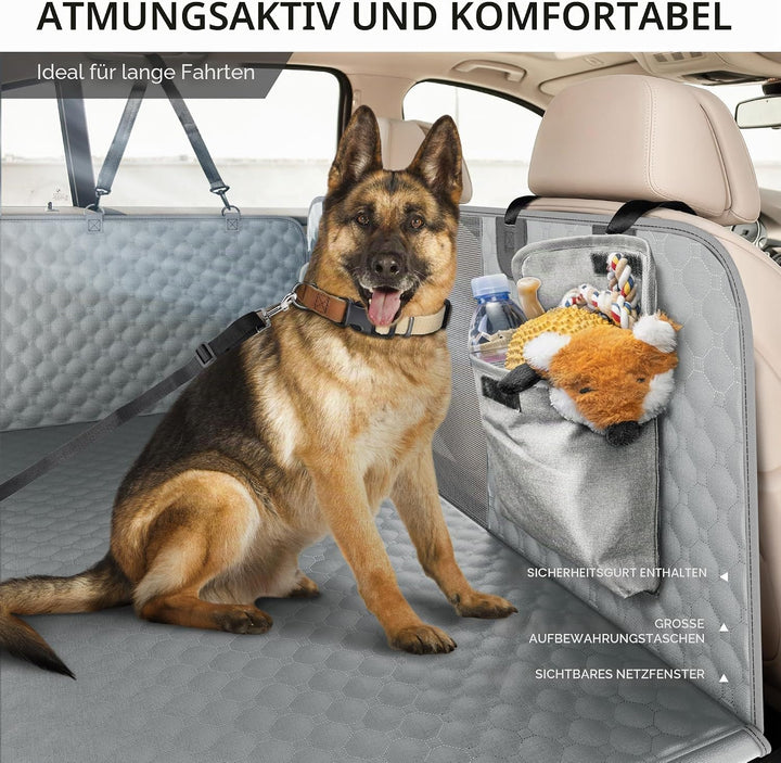 XL LKW-Rücksitzverlängerung für Hunde, grosse harte Unterseite, Hundeautositzbezug für Rücksitz, rob