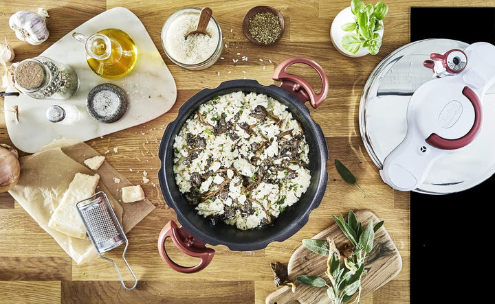 Tefal Schnellkochtopf Clipso Minut Duo 5 L - Schnellkochtopf aus Aluminium mit 5 Sicherheitssystemen