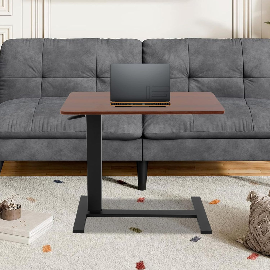 Beistelltisch Höhenverstellbar Betttisch Klappbar: 66-94 cm Pflegetisch mit Rollen Laptoptisch Deskt
