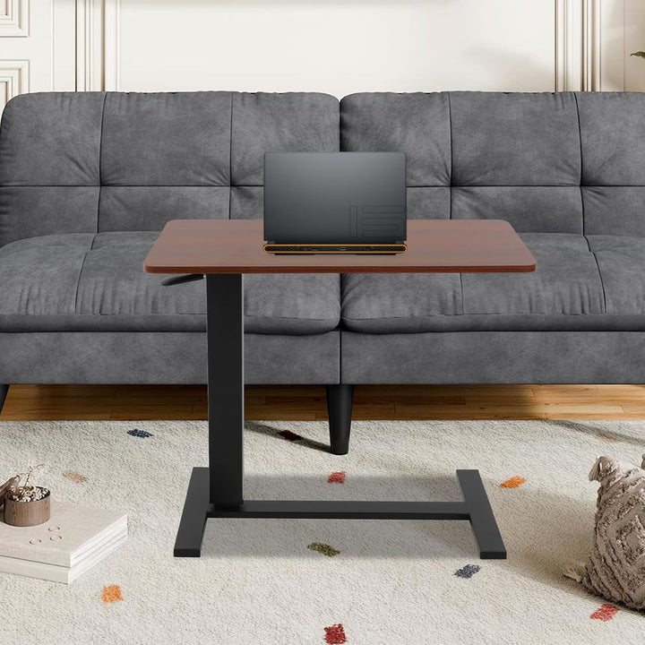 Beistelltisch Höhenverstellbar Betttisch Klappbar: 66-94 cm Pflegetisch mit Rollen Laptoptisch Deskt