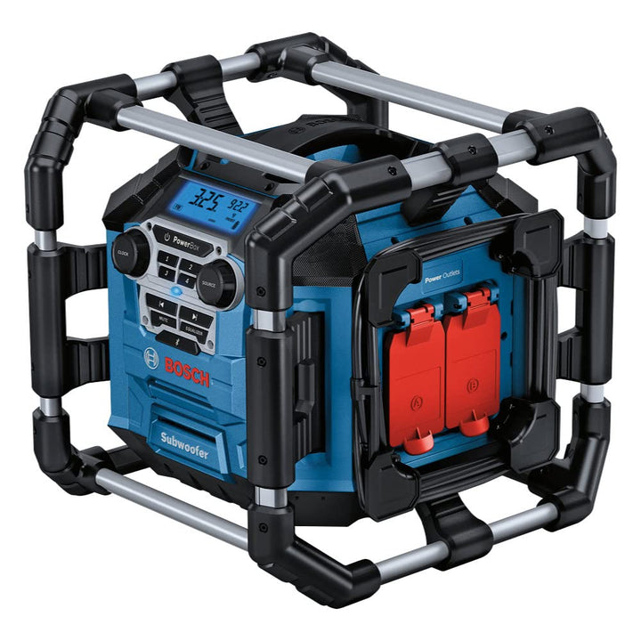 Bosch Professional 18V System Akku Baustellenradio GPB 18V-5 C (Empfang über Bluetooth, FM und AUX,
