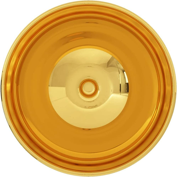 WIFESE Waschbecken 32,5x14 cm Keramik Golden Aufsatzwaschbecken Eckig Waschbecken Gäste WC Badezimme
