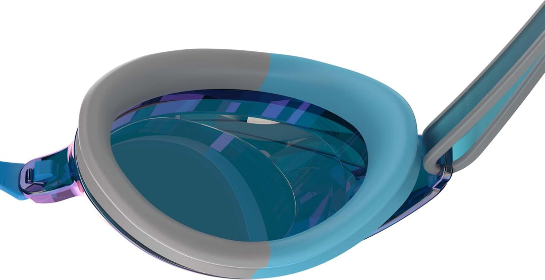 Speedo Vanquisher 2.0 Schwimmbrille, Panorama, blendfrei, beschlagfrei, mit UV-Schutz Blau - Horizon