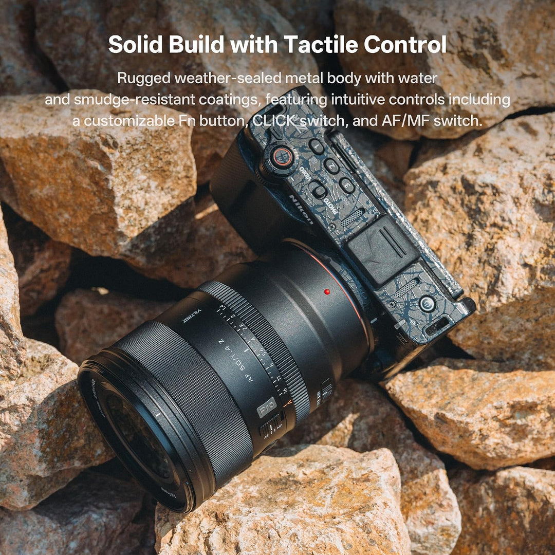 VILTROX 50mm F1.4 Pro Z Objektiv Vollformat Autofokus Lichtstarke Festbrennweite mit Hyper VCM Motor