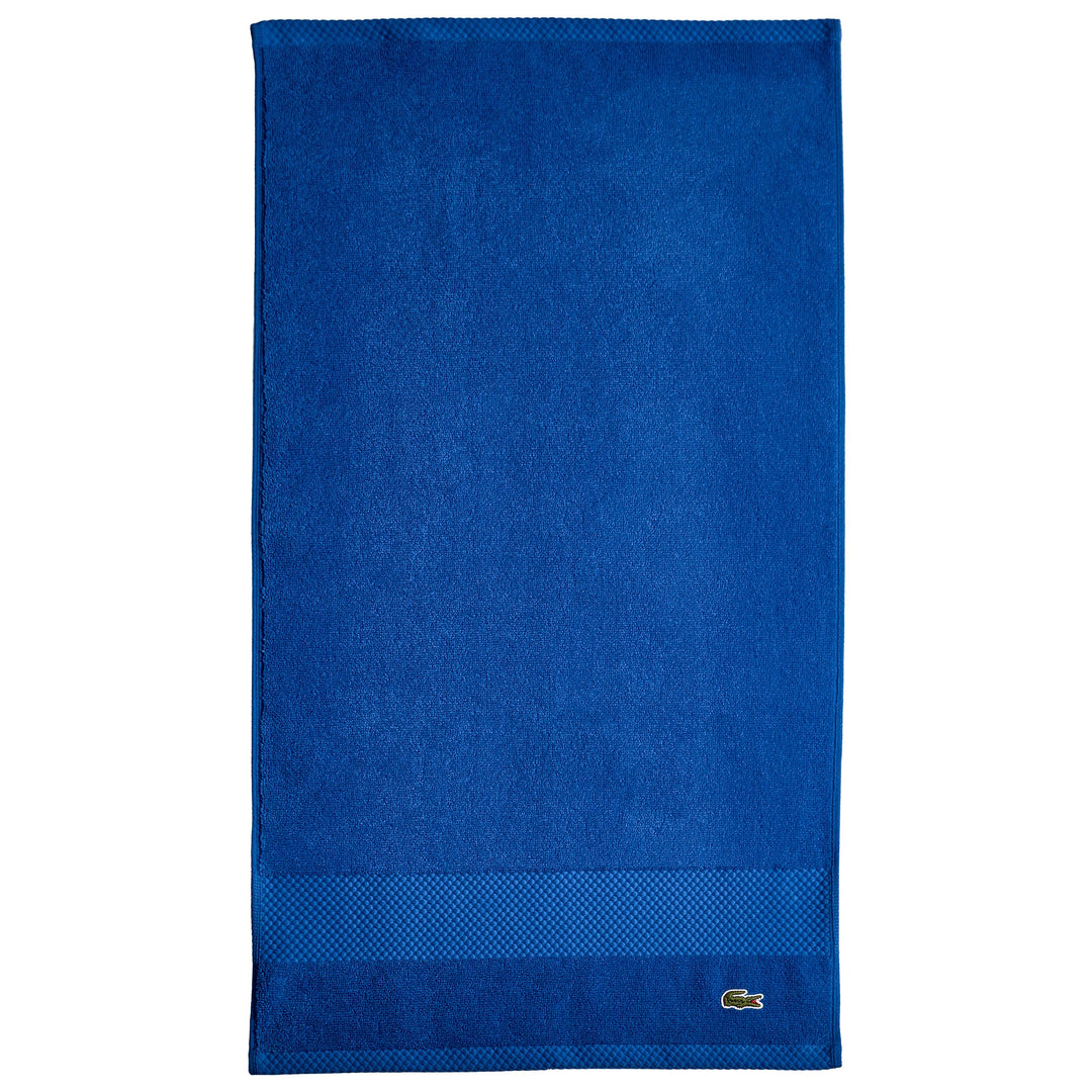 Lacoste Heritage Supima Handtuch, Baumwolle, Surfblau, 40,6 x 76,2 cm Hand Towel 16x30 Blau (Surf Bl