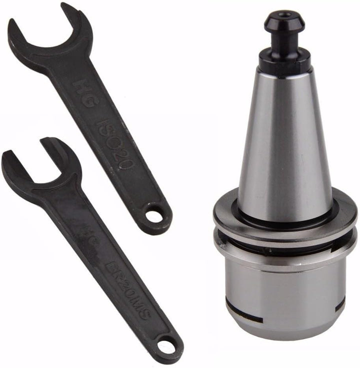 EU_HOZLY ISO20 ER20 35L Spannzangenhalter G2.5 30.000RPM CNC Frässpindelhalter + Schlüssel Schrauben
