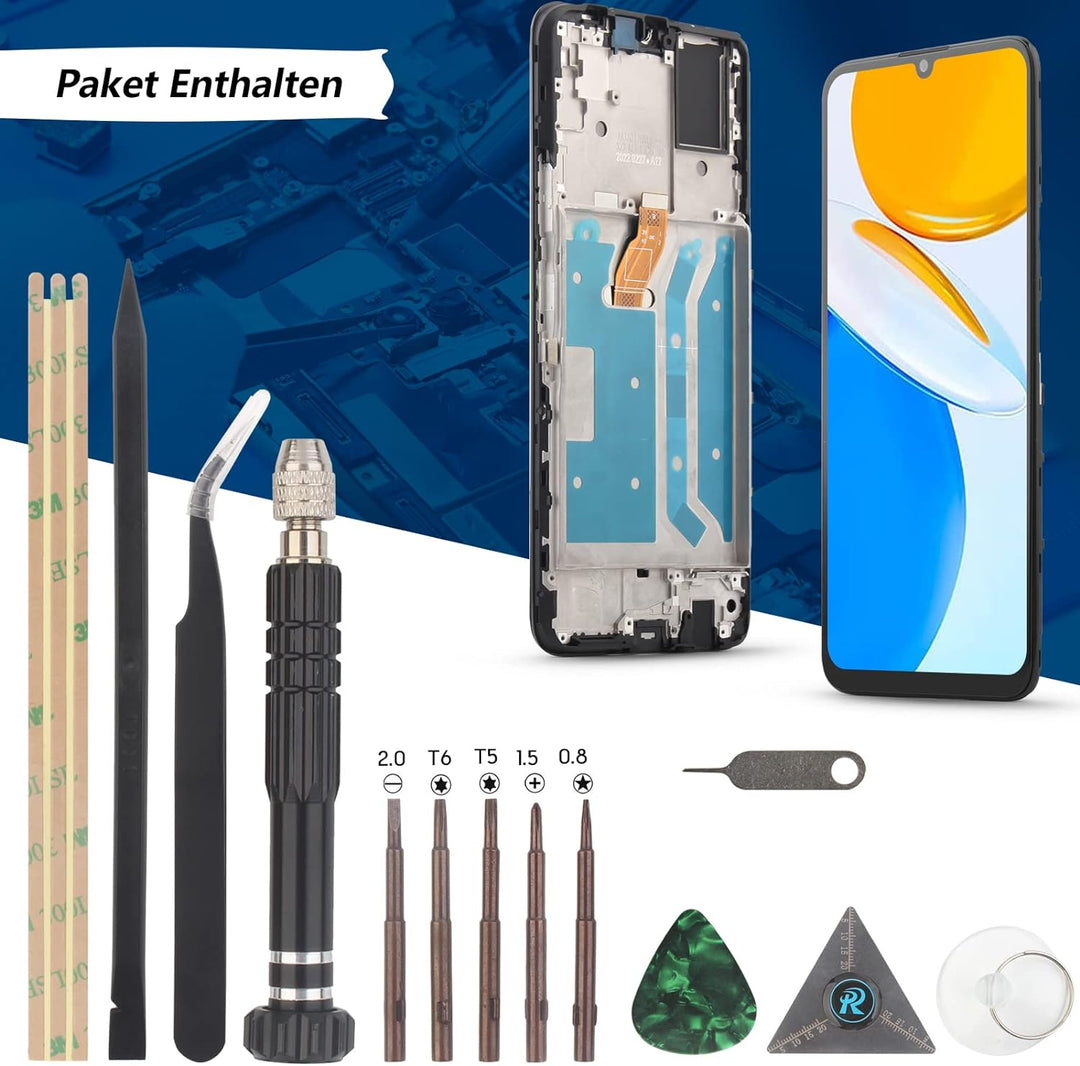 RongZy Display für Honor X7 CMA-LX1 LX2 LX3 LCD Bildschirmersatz Digitizer Touchscreen Montiert Ersa