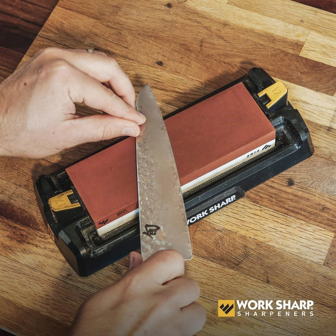 Work Sharp Schleifstein Messerschärfer, WSBCHWHT, 7.1" x 2.3" x 1.1", Schwarz