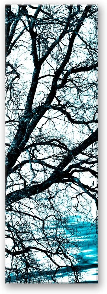 Wandbild XXL Baum Deko Kunst Bilder Natur Blau 60x150 cm M14619 60x150 cm, M14619 60x150 cm